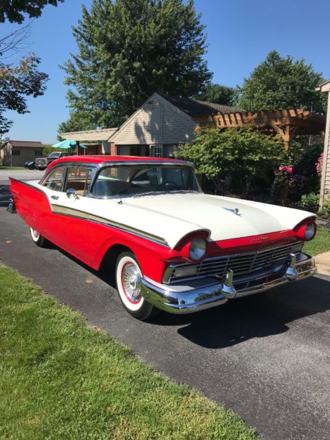 1957 Ford 2 Dr. Arizona rust free complete factory in-dash AC MUST SELL MUST SEE 1957 Ford Fairlane 500