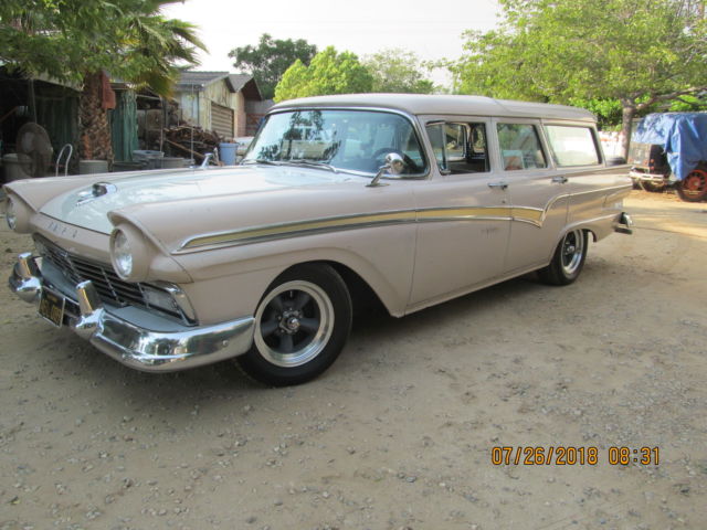 1957 FORD 4DR COUNTRY WAGON - CALIFORNIA CAR - LOW MILEAGE - ORIGINAL CONDITION 1957 Ford 4DR COUNTRY WAGON STAINLESS