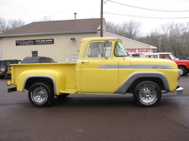 1957 FORD F-100 RARE FLAIRSIDE IN GREAT DRIVER QUALITY RUST FREE CONDITION 1957 Ford F-100
