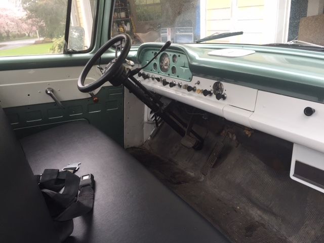 1957 Ford F-100 Ford-o-matic bench seat stock stick - photo 6