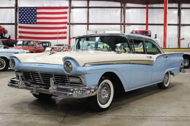 1957 Ford Fairlane 39900 Miles Starmist Blue/ Colonial White Sedan 312ci V8 Aut 1957 Ford Fairlane --