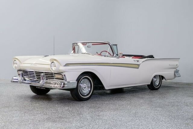 1957 Ford Fairlane 500 3430 Miles White Convertible 312 ci 2-Spd Auto 1957 Ford Fairlane --
