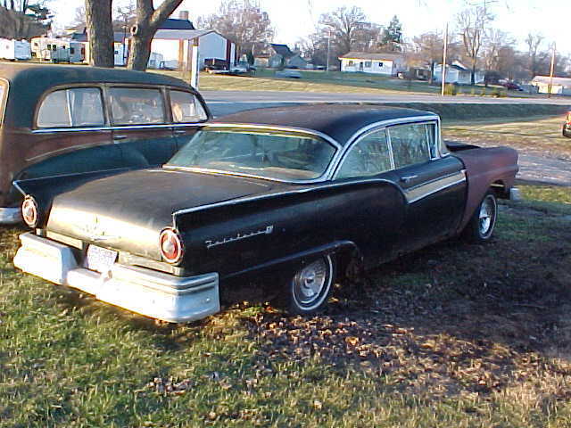 1957 FORD FAIRLANE 500 HARDTOP BLACK / RED T BIRD 312 V8 3 Spd OD NOS FENDERS 1957 Ford Fairlane 500 HARDTOP