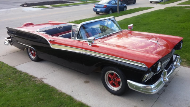 1957 ford fairlane 500 retractable hadtop convertible thunderbird 312 skyliner 1957 Ford Fairlane