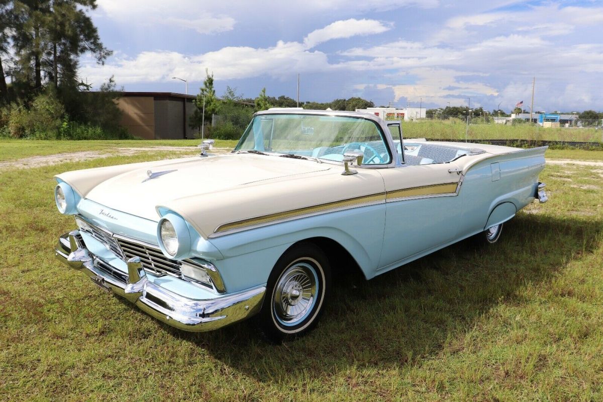 1957 Ford Fairlane 500 Skyliner Convertible 312 Restored 100+ HD Pictures 1957 Ford Fairlane 500 Skyliner Convertible 312 Restored 100+ HD Pics