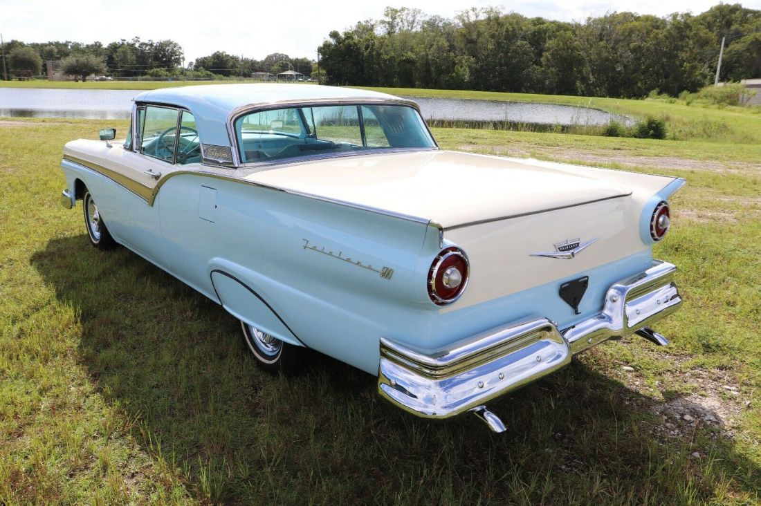 1957 Ford Fairlane 500 Skyliner Convertible 312 Restored 100+ HD Pics - photo 4