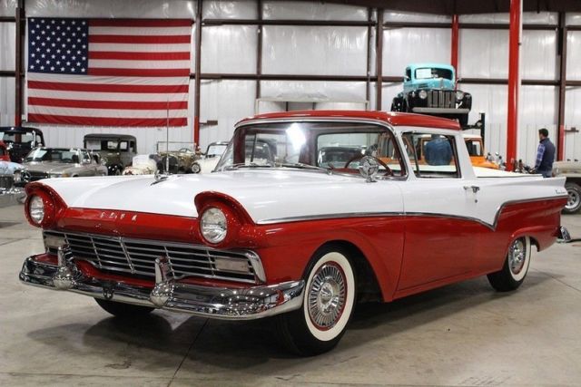 1957 Ford Ranchero 86425 Miles Colonial white/Flame Red Coupe 292ci V8 3 Speed 1957 Ford Ranchero --