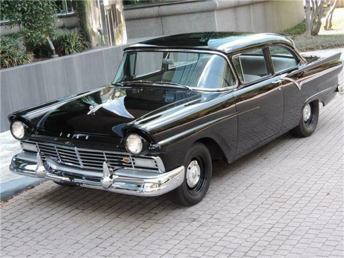 1957 Ford Supercharged Custom 0 Miles Black V8 312 Ford Y Block Manual 1957 Ford Supercharged Custom