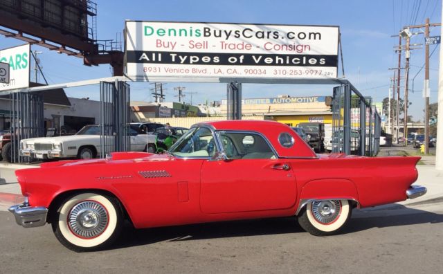 1957 Ford T-Bird One California Owner 1957 Ford Thunderbird