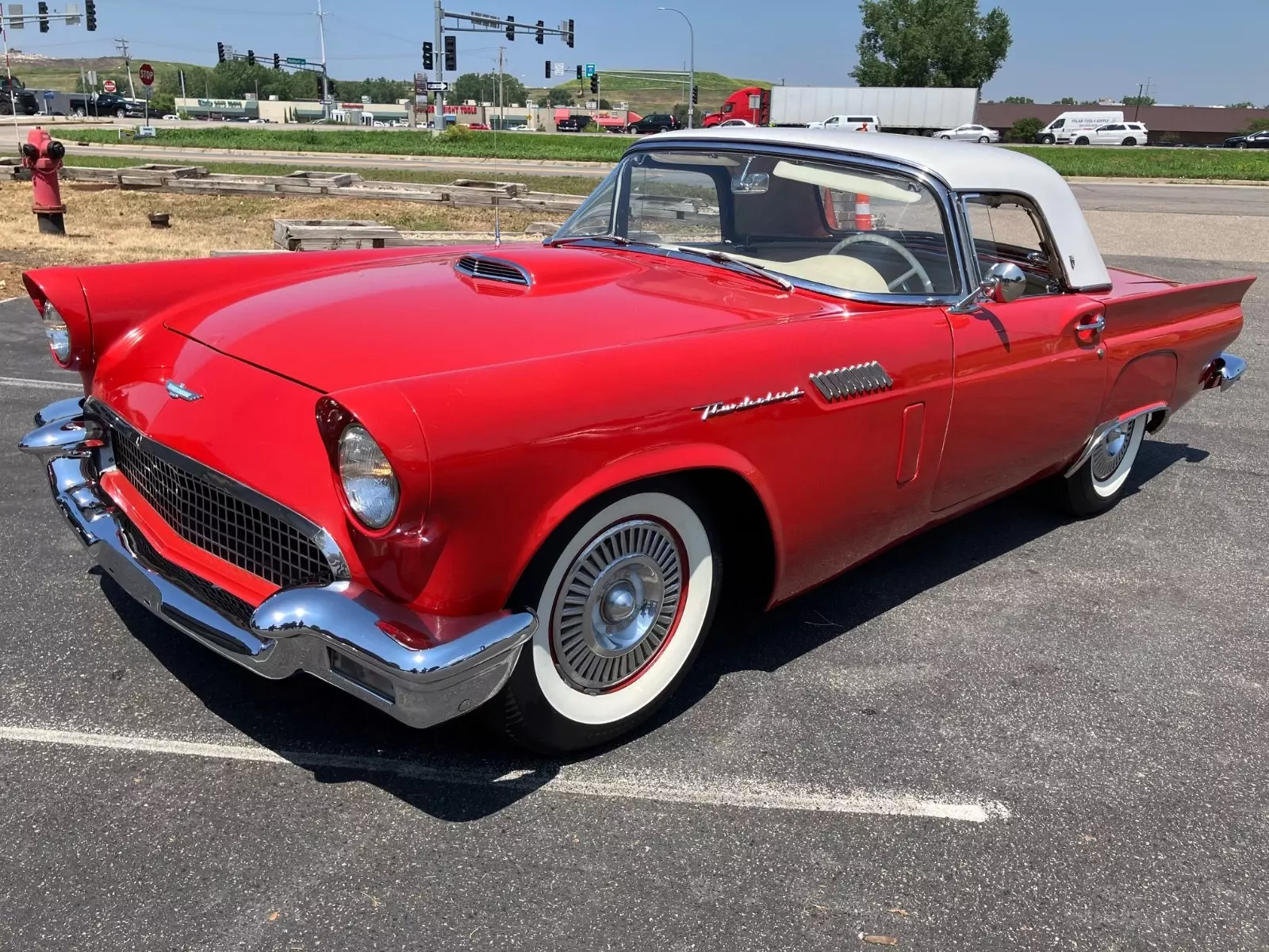 1957 Ford T Bird Thunderbird Convertible 312 V8 AUTO PS extra clean RUNS GREAT 1957 Ford Thunderbird