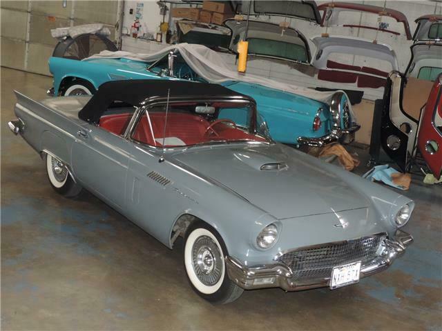 1957 Ford Thunderbird 0 Miles Gunmetal Gray 312 V8 Manual 1957 Ford Thunderbird --