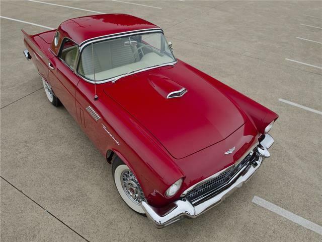 1957 Ford Thunderbird 0 Miles Red V8 312 Ford Y Block Automatic 1957 Ford Thunderbird --