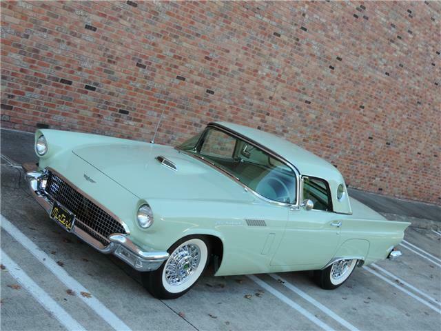 1957 Ford Thunderbird 0 Miles Sea Spray Green V8 312 Ford Y Block Automatic 1957 Ford Thunderbird --