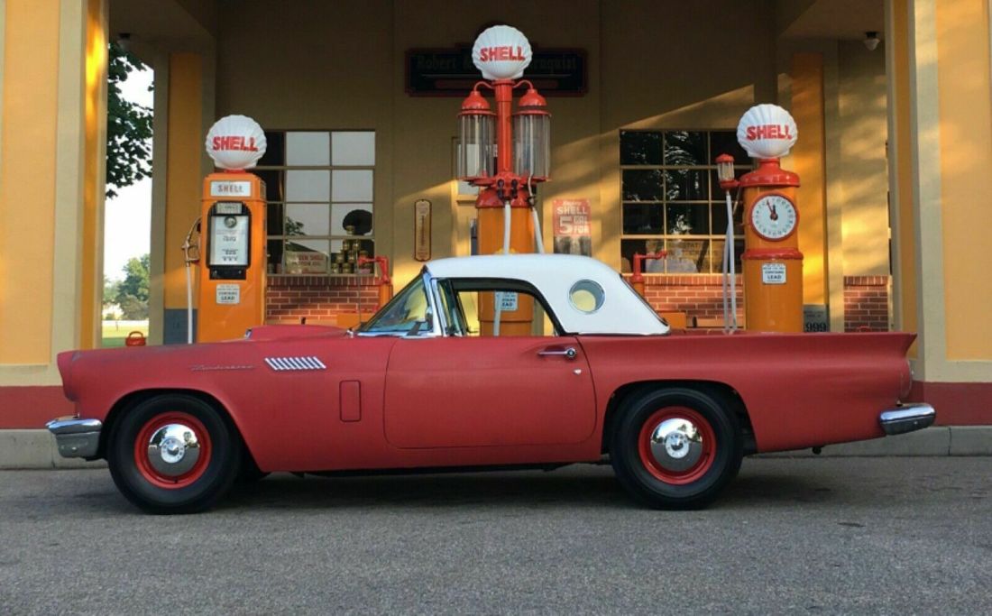 1957 ford Thunderbird 312 4V, at, C.A. Car, Barn find, Loaded PW, A/C, PB, PSEAT 1957 Ford Thunderbird Convertible