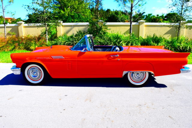1957 Ford Thunderbird 312 / 245 HP V8 Port Hole Hard Top Convertible - photo 3