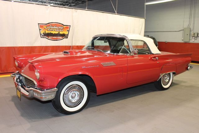 1957 Ford Thunderbird 60,519 Miles Flame red Convertible 8 Automatic 1957 Ford Thunderbird --