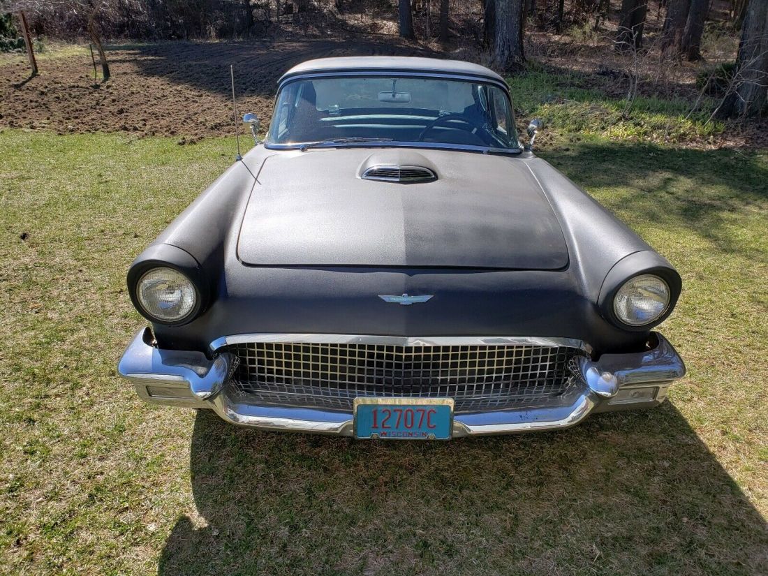1957 Ford Thunderbird Convertible Black RWD Automatic 1957 Ford Thunderbird