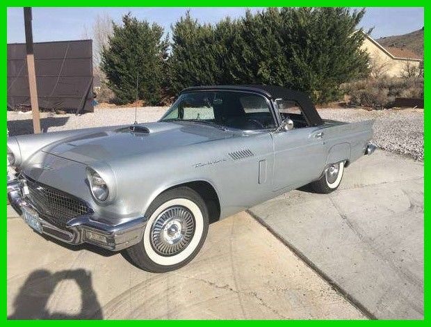 1957 Ford Thunderbird Convertible New Top & Upholstery New Fuel Tank Restored NV 1957 Ford Thunderbird Convertible