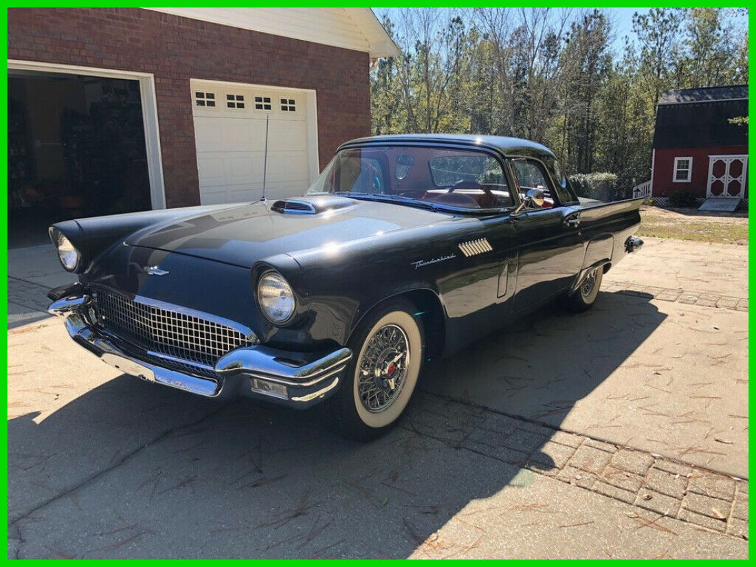 1957 Ford Thunderbird Coupe 312 Y-Block V8 3-Spd Overdrive Manual 1957 Ford Thunderbird