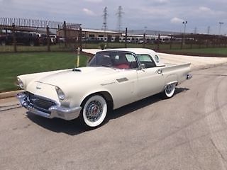 1957 FORD THUNDERBIRD--FACTORY "E" BIRD--DUAL QUADS---TOTAL RESTORATION---ESTATE 1957 Ford Thunderbird