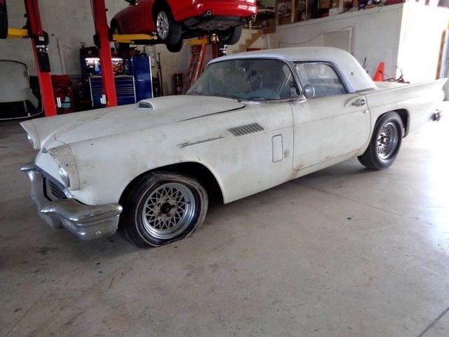 1957 Ford Thunderbird Hard Top Convertible Unrestored 1957 Ford Thunderbird Hardtop Convertible