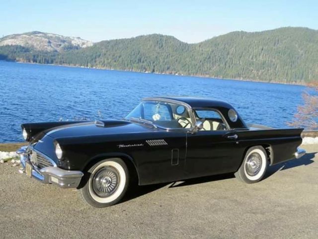 1957 Ford Thunderbird New interior, Rear Center Trunk Antenna 1957 Ford Thunderbird