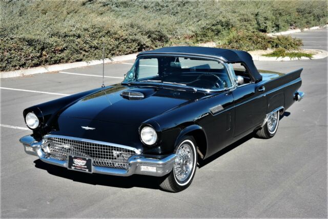 1957 Ford Thunderbird No trim field 3964 Miles Black w/Removable Hardtop Automa 1957 Ford Thunderbird No trim field
