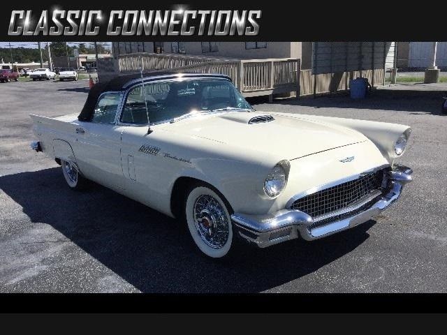 1957 Ford Thunderbird Premium with two top 46000 Miles White 312 v8 Automatic 1957 Ford Thunderbird Premium with two top