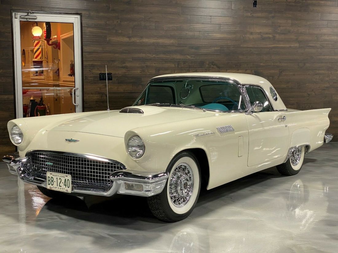 1957 FORD THUNDERBIRD RARE FACTORY OPTIONS BLUE INTERIOR WOW NO RESERVE! 1957 Ford Thunderbird CALIFORNIA CAR FRAME-UP RESTO