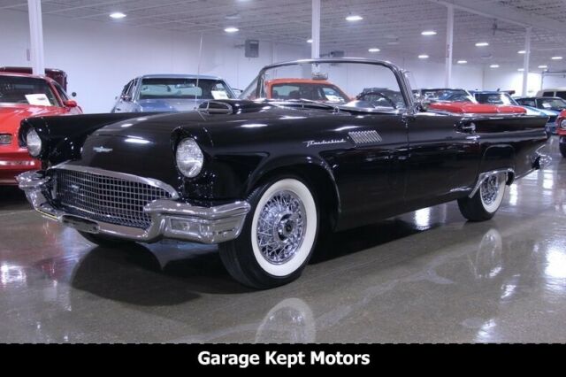1957 Ford Thunderbird Raven Black Convertible 312ci/245hp 4bbl V8 64512 Miles 1957 Ford Thunderbird --