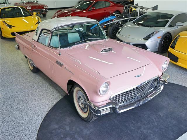 1957 Ford Thunderbird Roadster 77,393 Miles DUSK ROSE Automatic 1957 Ford Thunderbird Roadster