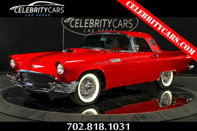 1957 Ford Thunderbird T-bird Las Vegas RED A/C runs great! 1957 Ford Thunderbird