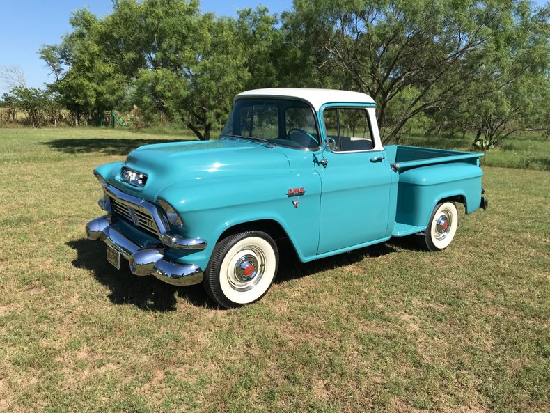 1957 GMC 100 Big window V8 auto AM rare and nice 15628 Miles Turquoise and white 1957 GMC Other Big window V8 auto AM rare and nice