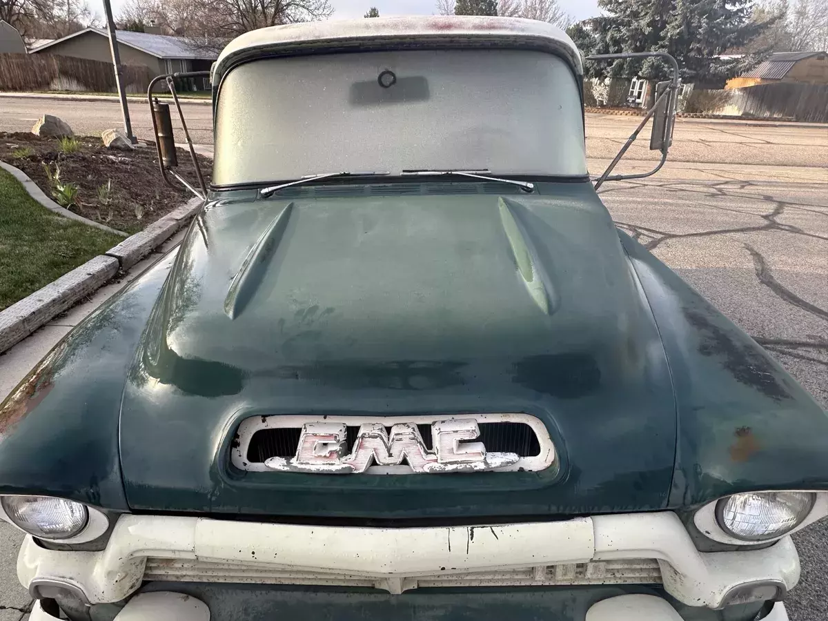 1957 GMC 100 Pickup Green 1957 GMC 100