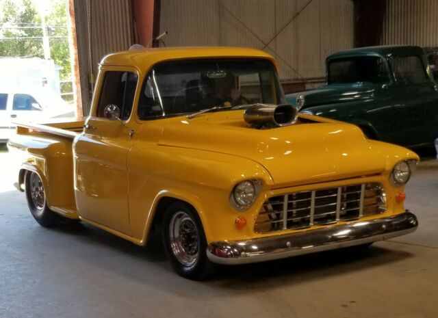 1957 GMC PICKUP WITH 468 WITH A 871 SUPERCHARGER 1957 GMC 100 stepside