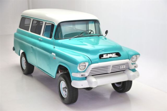 1957 GMC Suburban Napco 4 wheel drive Manual SUV 1957 GMC Suburban Napco 4 wheel drive
