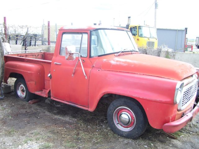 1957 INTERNATIONAL A110 SHORT BOX STEP SIDE TRUCK 1/2 Ton NO Engine 1957 International Harvester Other A110 SERIES