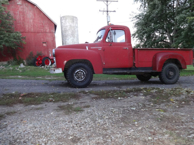 1957 INTERNATIONAL S120 HARVESTER PICK UP RARE FIND 4x4 7,700 original miles 1957 International Harvester Other