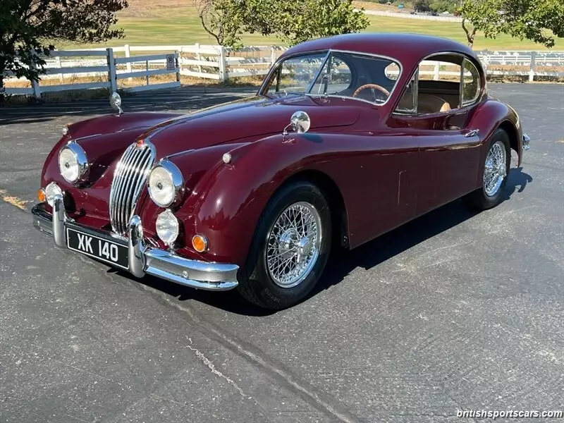 1957 Jaguar XK140 FHC 5 Speed C Type Head 1957 XK140 FHC