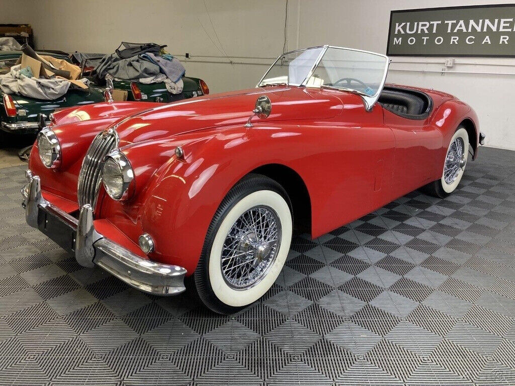 1957 Jaguar XK 1957 JAGUAR XK140 ROADSTER. OTS. CARMEN RED - photo 12