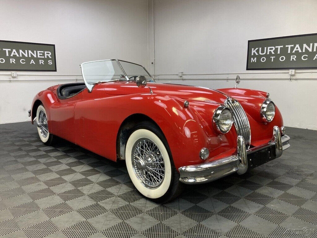 1957 Jaguar XK 1957 JAGUAR XK140 ROADSTER. OTS. CARMEN RED - photo 7