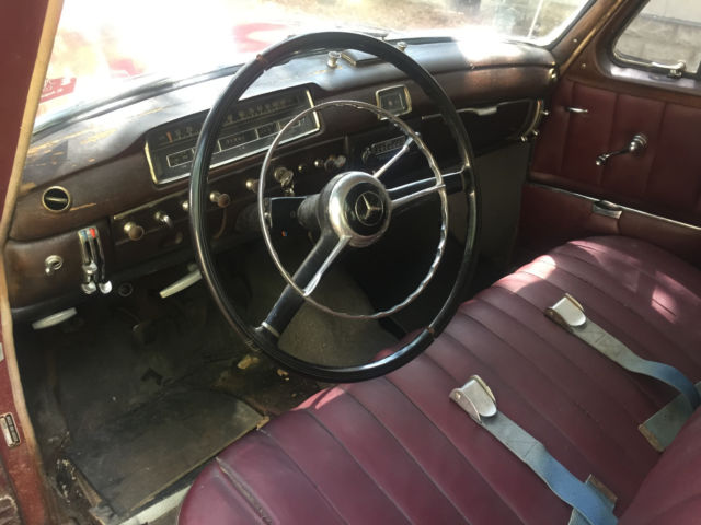 1957 Mercedes-Benz 200-Series 220S Ponton in gorgeous DB 516 Medium Red * - photo 10