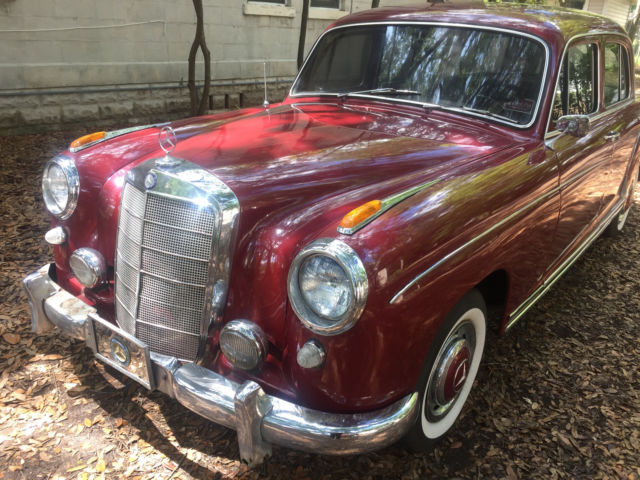 1957 Mercedes-Benz 200-Series 220S Ponton in gorgeous DB 516 Medium Red * - photo 3