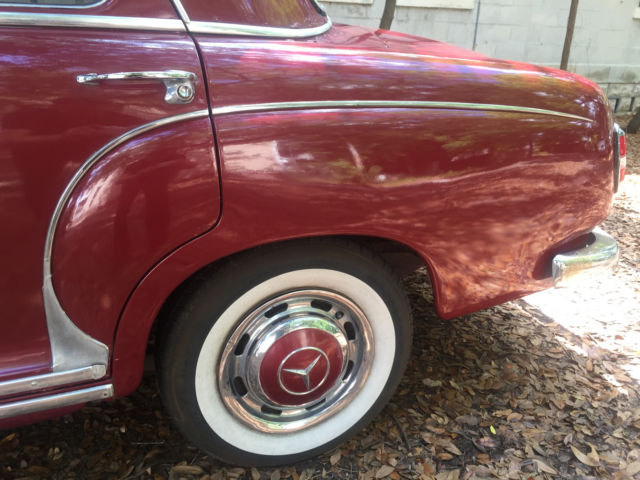 1957 Mercedes-Benz 200-Series 220S Ponton in gorgeous DB 516 Medium Red * - photo 5