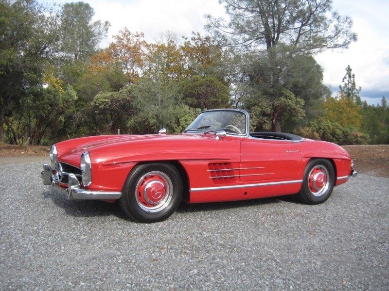 1957 Mercedes-Benz 300SL 0 Red Roadster Manual 1957 Mercedes-Benz 300SL