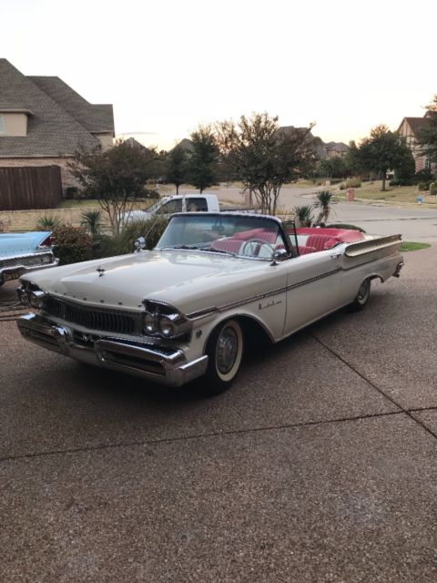 1957 Mercury Montclair Convertible with factory Turnpike Cruiser motor 57 1958 1957 Mercury Monterey Montclair