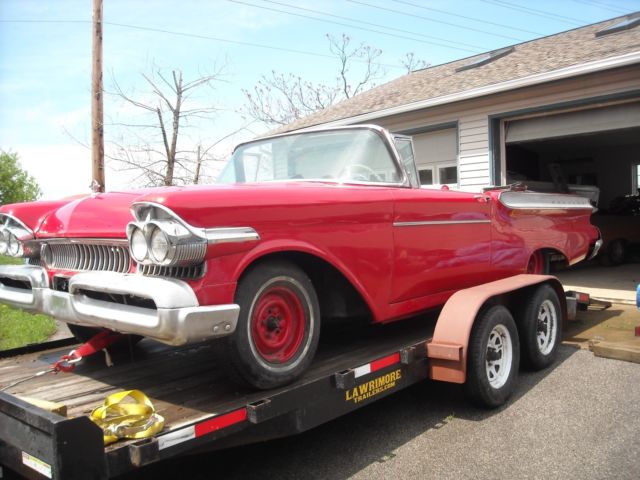 1957 Mercury Montery convertible Project car 1957 Mercury Monterey