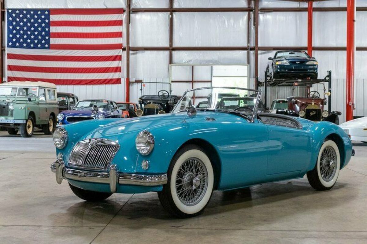 1957 MG A 23204 Miles Blue Roadster 1500cc 4-Cylinder 4-Speed Manual 1957 MG MGA