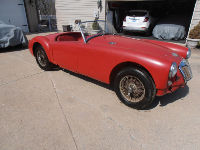1957 MG MGA Convertible Roadster with wire wheels 1957 MG MGA Roadster Convertible with wire wheels