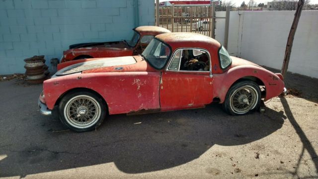 1957 MG MGA Coupes NO RESERVE Project Cars 2 Coupes Sold Together 1957 MG MGA